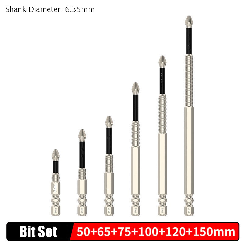 🎁49%OFF- 🔨High-Magnetic Screwdriver Drill Bit Set