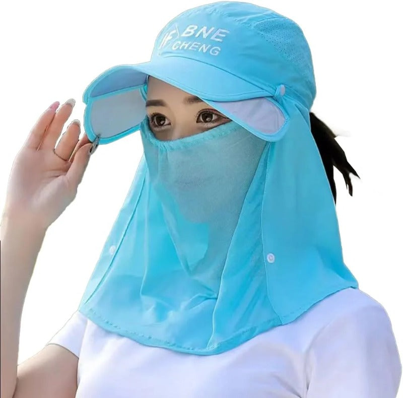 All-Terrain UV Shield Cap with Neck & Face Protection