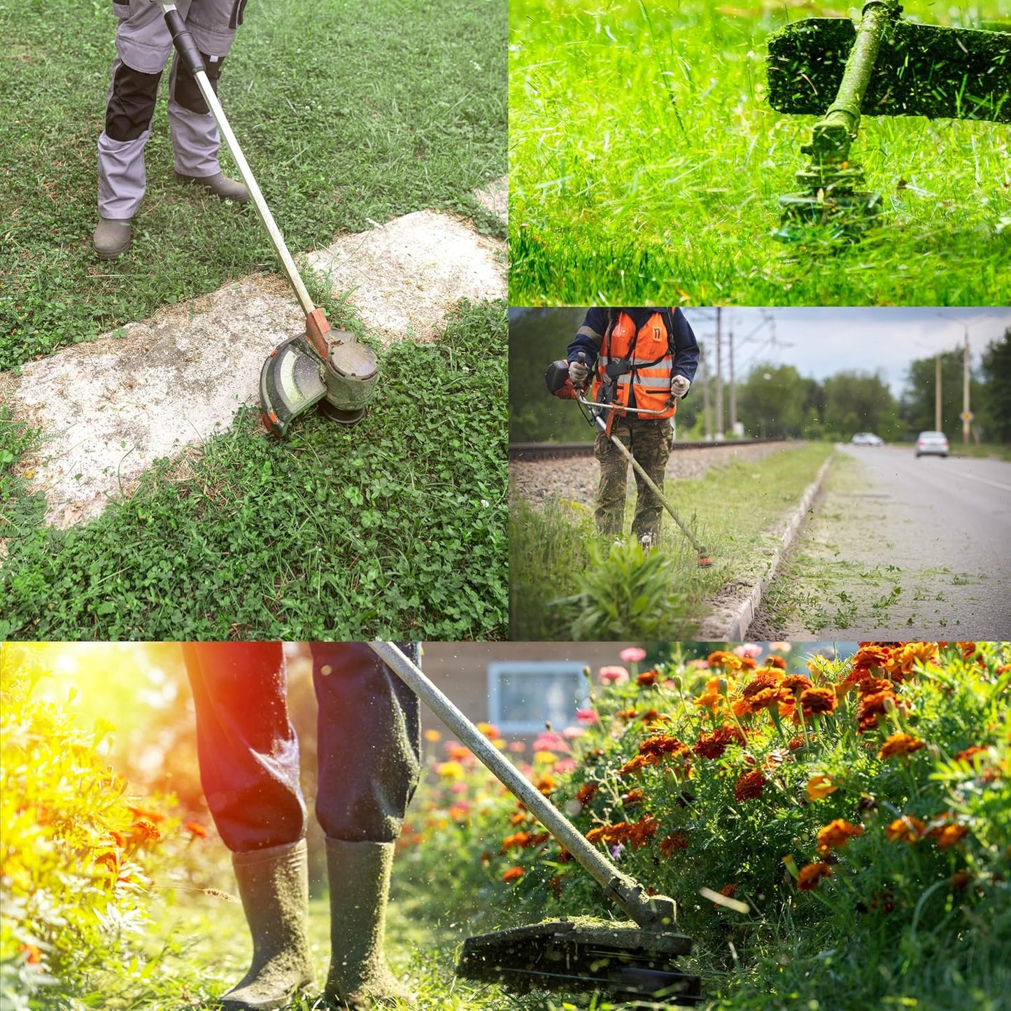 6" Twisted Wire Weed Brush – Steel Trimmer Head for 5 mm Shaft Electric Grass Cutters