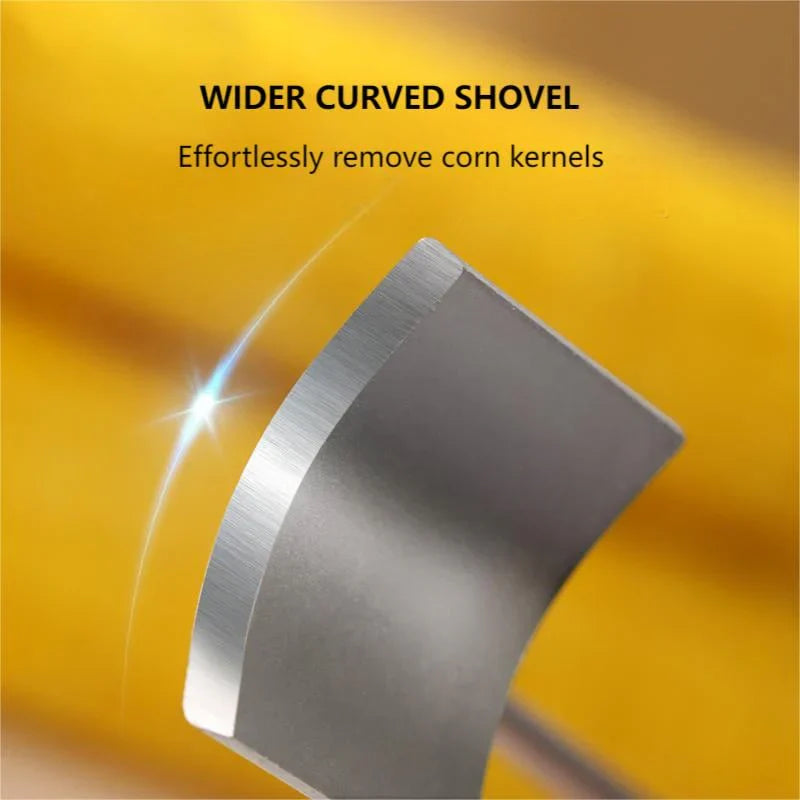 Eptchn Long Handle Stainless Steel Corn Stripping Tool