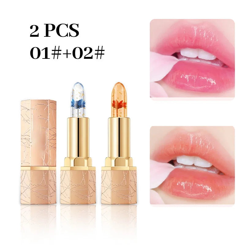💖Value Pack (Buy One Get One Free)! - Changing Color Jelly Lipstick 🔥