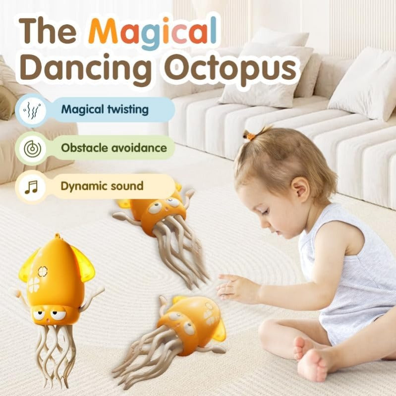 360° Obstacle-Avoiding Dancing Octopus Toy