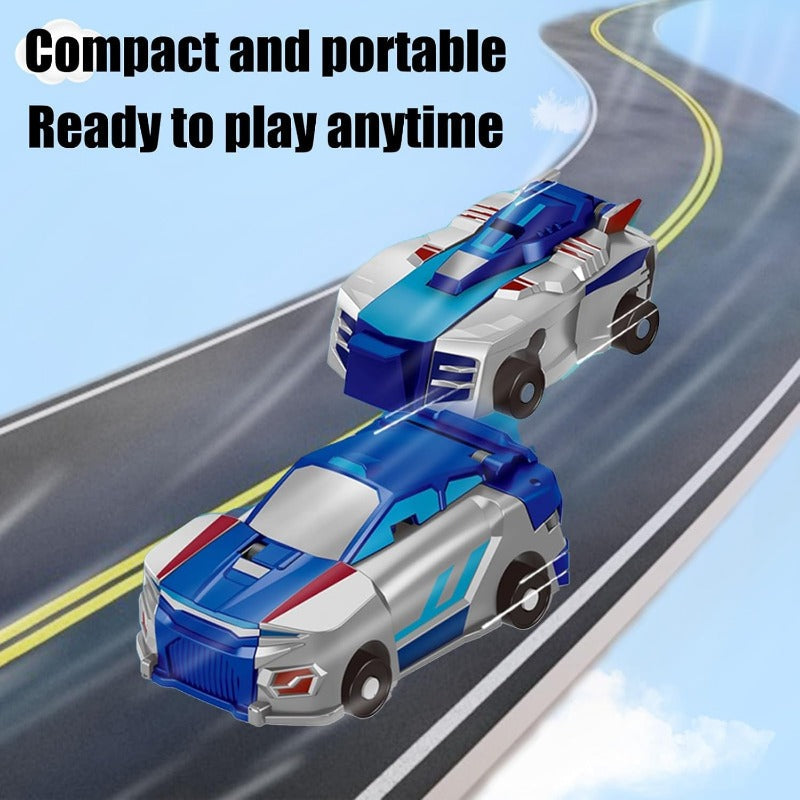 2-in-1 Transforming Race Car Dinosaur Toy