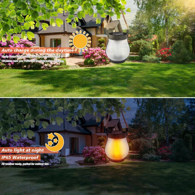 ✨Last Day Promotion 49% OFF--Dancing flame Solar Lantern Outdoor Lights