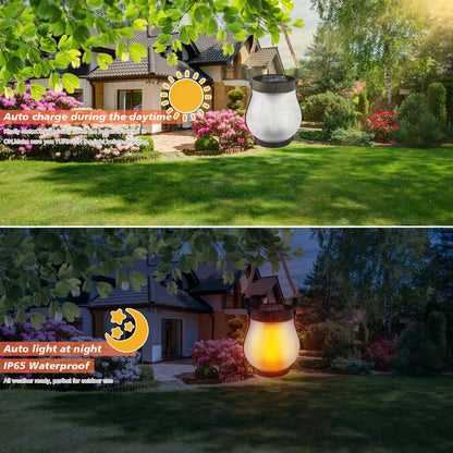 ✨Last Day Promotion 49% OFF--Dancing flame Solar Lantern Outdoor Lights
