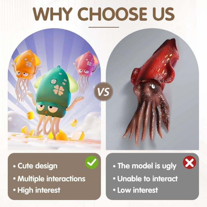 360° Obstacle-Avoiding Dancing Octopus Toy