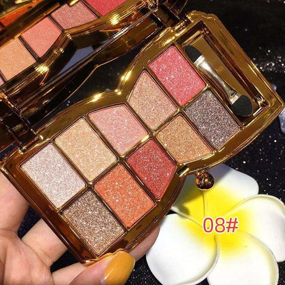 10 Colors Sparkle Shimmer Eyeshadow Palette
