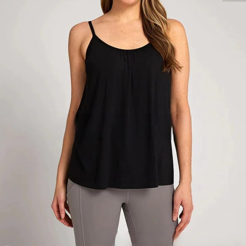 🔥2025 New Arrival 49% OFF🔥Loose-fitting Tank Top With Built-in Bra