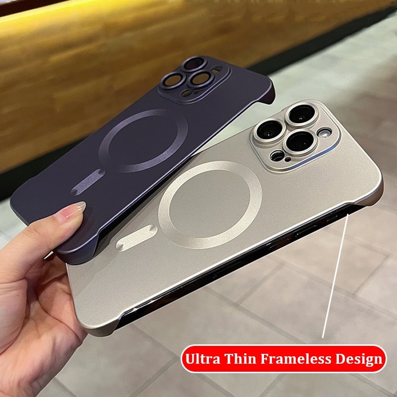 🔥New In Phone Case for iPhone 16 Series - Frameless Matte Ultra Thin Magnetic Case for iPhone