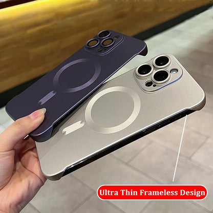 🔥New In Phone Case for iPhone 16 Series - Frameless Matte Ultra Thin Magnetic Case for iPhone