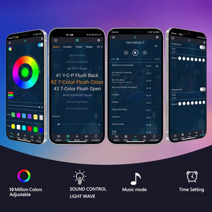 🎁💡WiFi Bluetooth Smart Fireworks Led Light