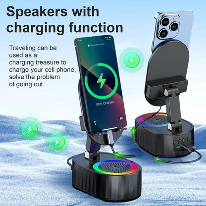 5-in-1 Mobile Phone Stand with Inductive Speaker