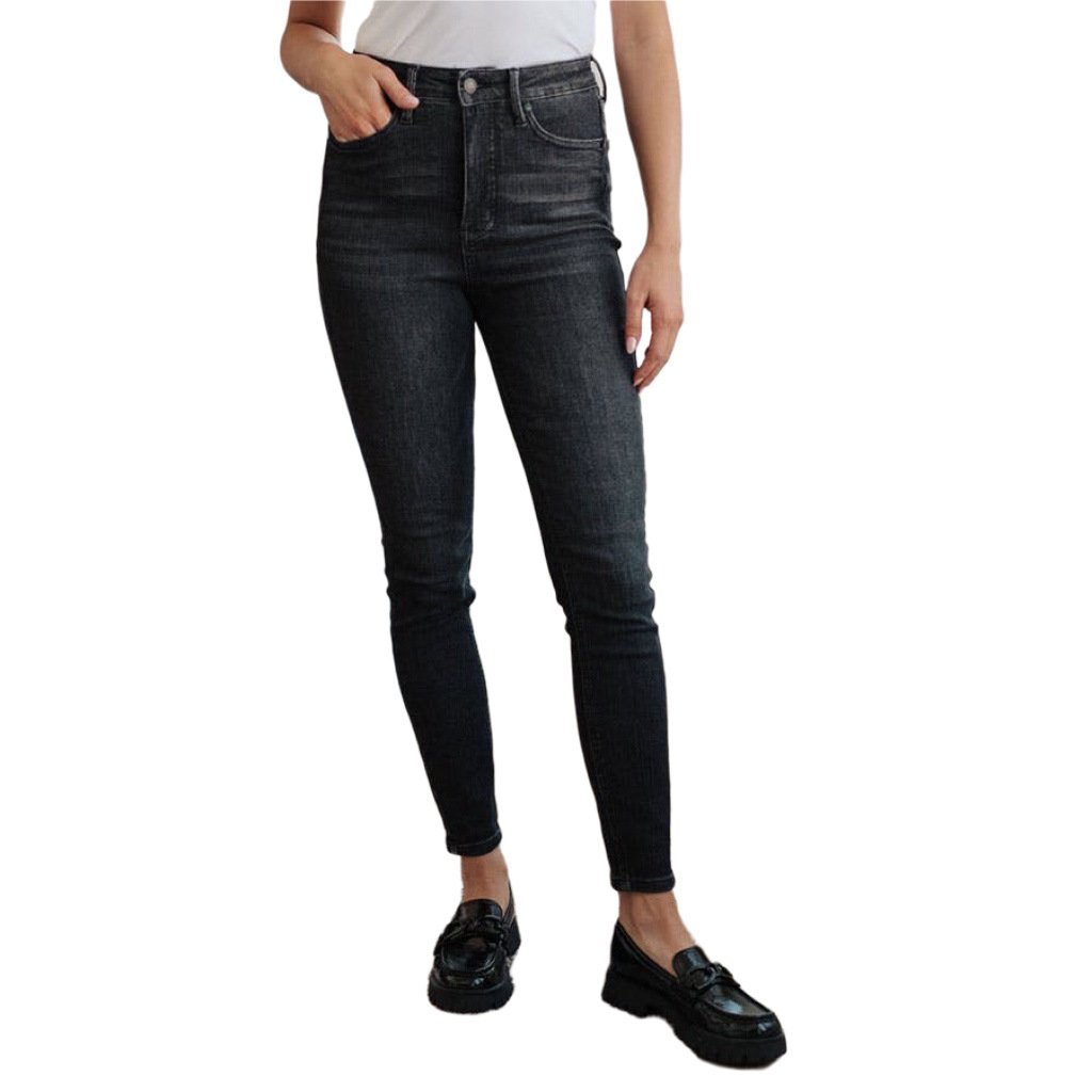 2025 MONROE Mid-Rise Vintage Wash Boyfriend Fit Jeans