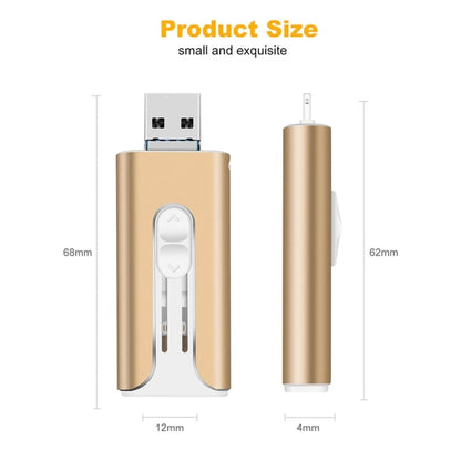 4-in-1 USB Flash Drive for iPhone/iPad/Android/PC