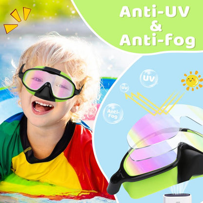 💥LAST DAY SALE 49% OFF- Kids Swim Goggles with Nose Cover