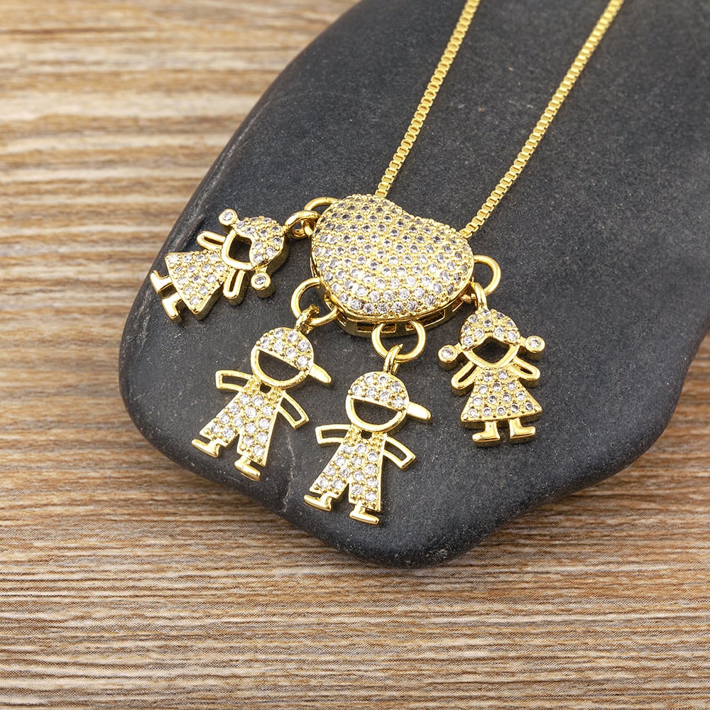 🔥 Last Day 69% OFF -Mother's Love Necklace - Love and My Kids