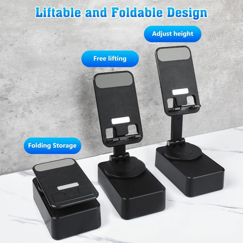 3-in-1 Foldable Bluetooth Speaker Stand with Power Bank