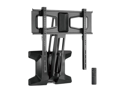 Motorized Fireplace TV Wall Mount for 37"–80" TVs | Remote-Control Pull-Down Full Motion Bracket