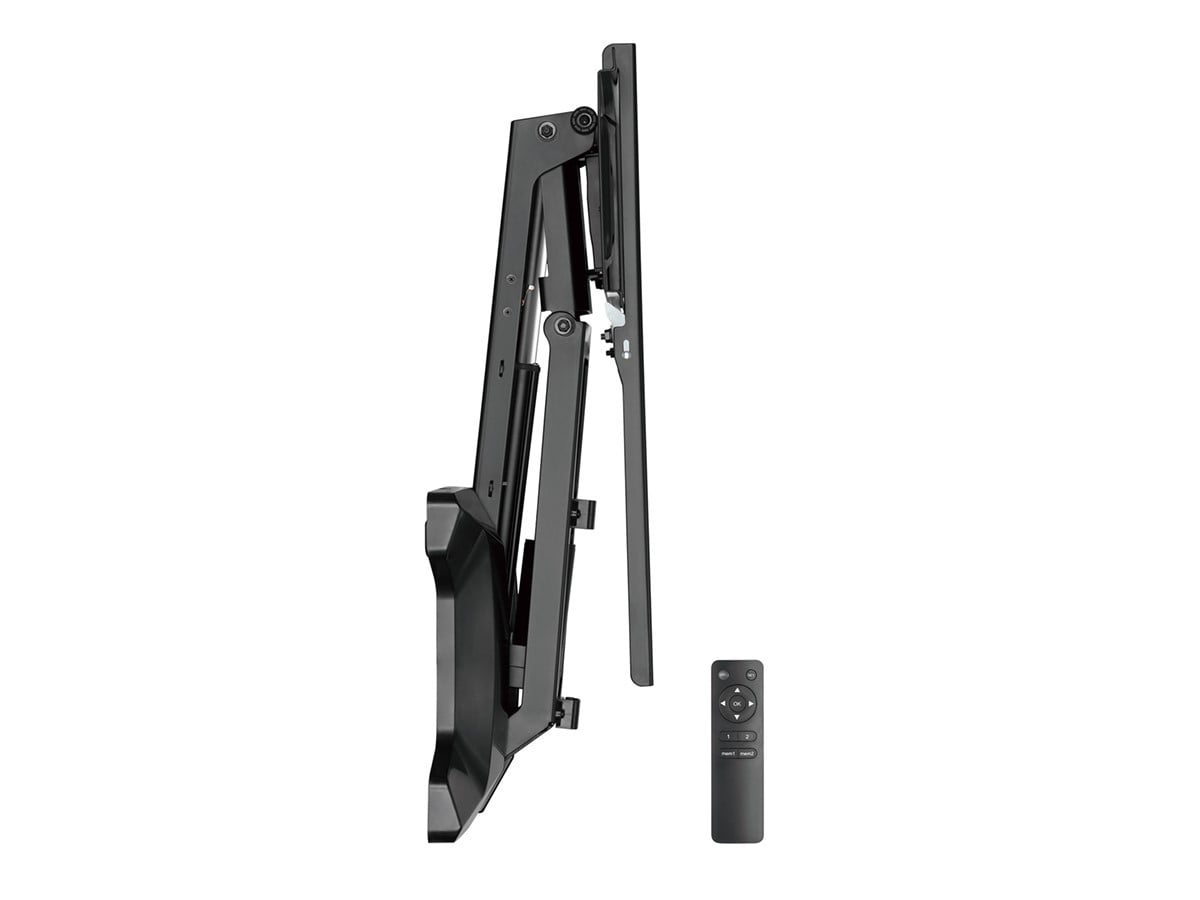 Motorized Fireplace TV Wall Mount for 37"–80" TVs | Remote-Control Pull-Down Full Motion Bracket
