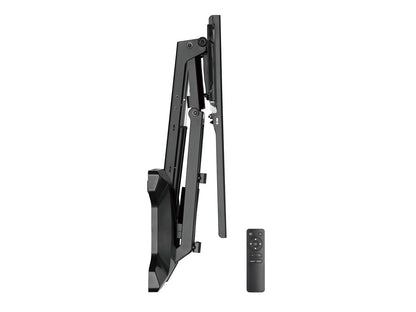 Motorized Fireplace TV Wall Mount for 37"–80" TVs | Remote-Control Pull-Down Full Motion Bracket