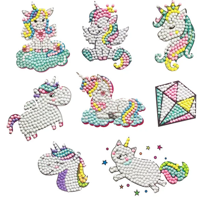 DIY children's free stick cartoon diamond painting