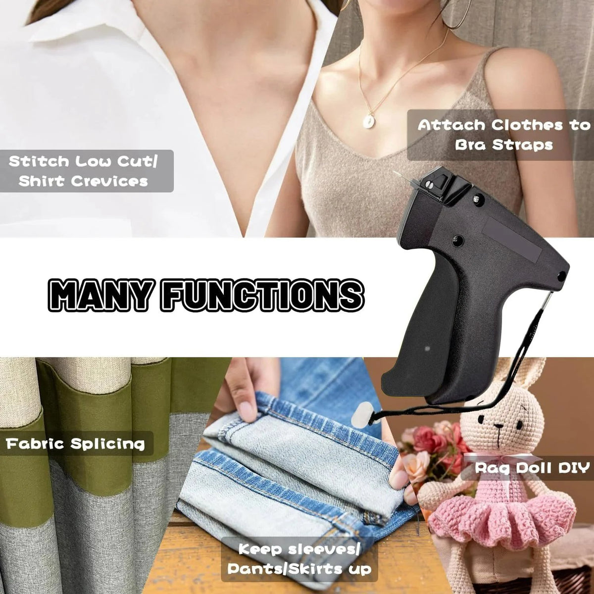 Instant Stitch Tool – Quick Fix Fastening Gun for Clothes & More
