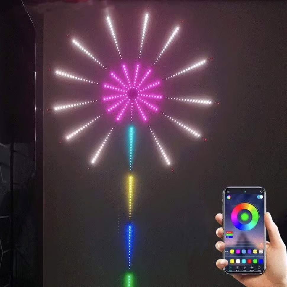 🎁💡WiFi Bluetooth Smart Fireworks Led Light