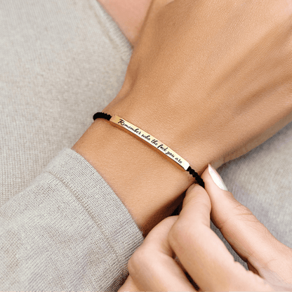 🔥LAST DAY 69% OFF - Remember Who The F♡ck You Are Motivational Tube Bracelet