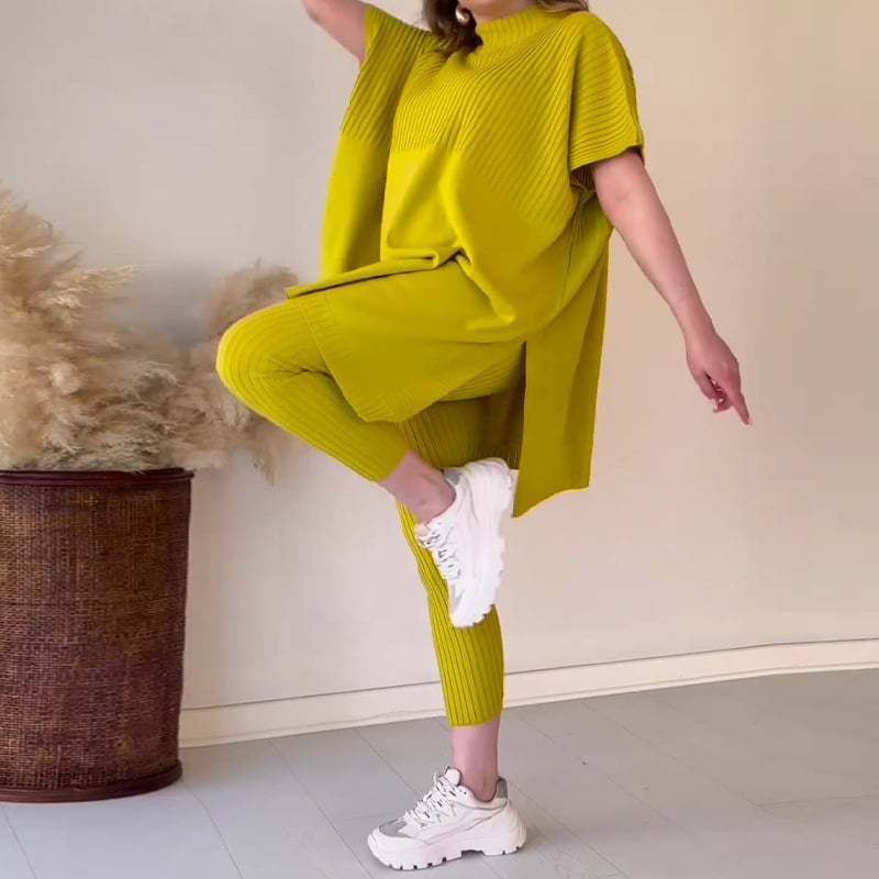 (⏰Clearance Sale 49% ! + 🔥Buy 2 Get Freeship)🥂Knitted Two-piece Set