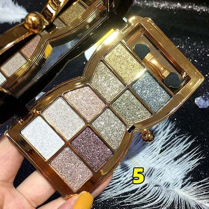 10 Colors Sparkle Shimmer Eyeshadow Palette