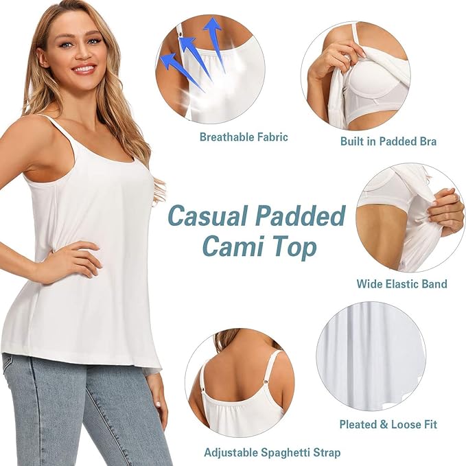 🔥2025 New Arrival 49% OFF🔥Loose-fitting Tank Top With Built-in Bra