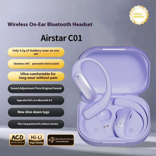 🎧👂 Zero-Gravity Titanium Bluetooth Earbuds - Ultra-Long Battery, HiFi Stereo, Comfortable for Long Wear