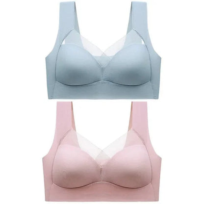 Fashion Deep Cup Bra Summer Sexy Push Up Wireless Bras (Size Runs The Same As Regular Bras)