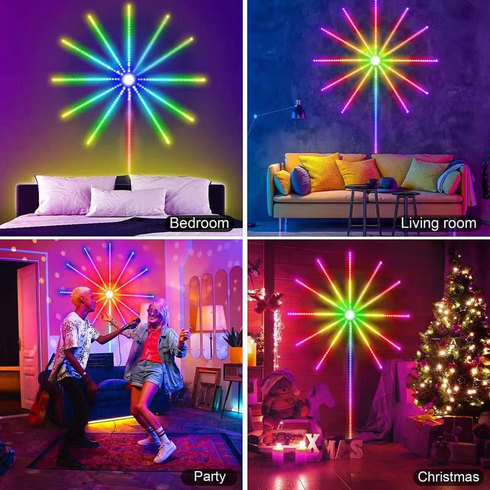 🎁💡WiFi Bluetooth Smart Fireworks Led Light