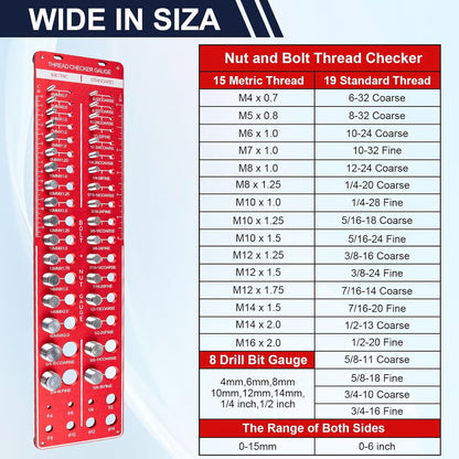 TidePick Nut and Bolt Thread Checker
