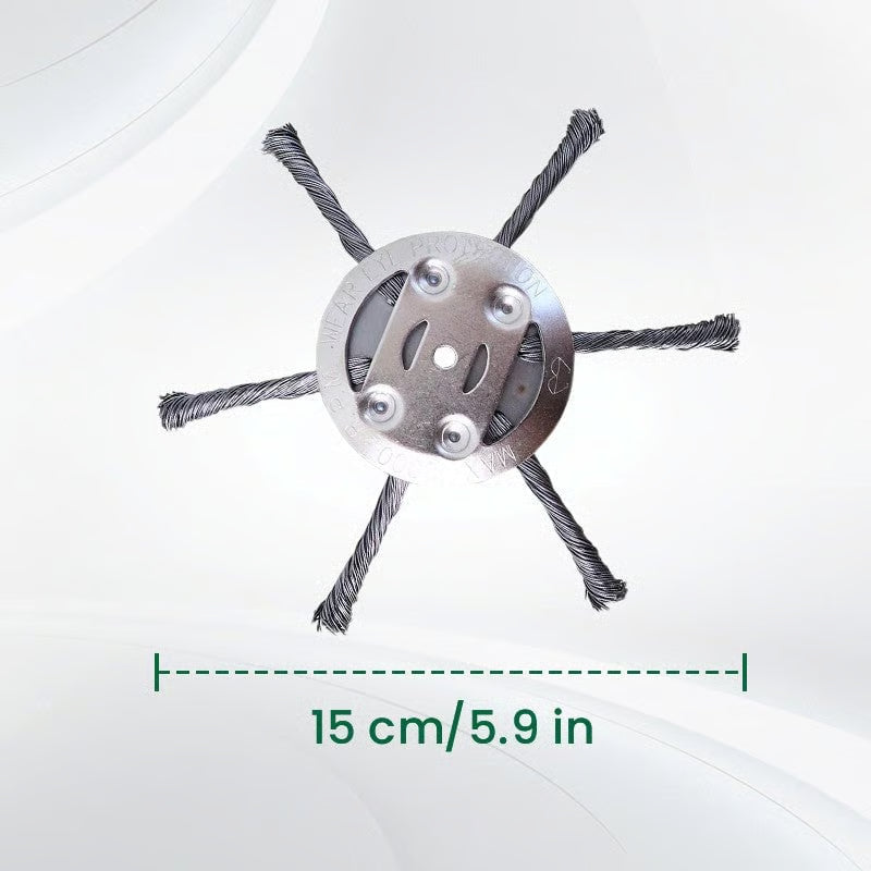 🔥BUY 2 GET 1 FREE👨‍🌾6 inch Steel Wire Brush Cutter Trimmer Head