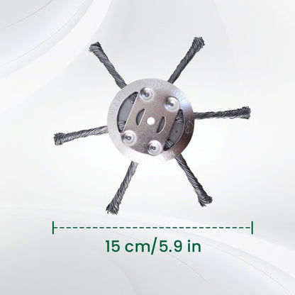 🔥BUY 2 GET 1 FREE👨‍🌾6 inch Steel Wire Brush Cutter Trimmer Head