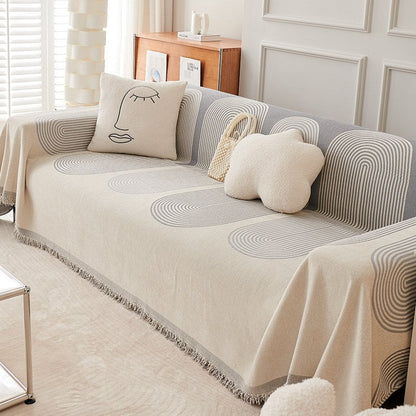 Reversible Chenille Sofa Cover