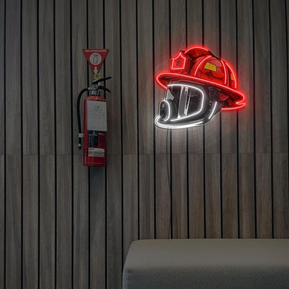 ⏰Firefighter Helmet Neon Sign🎁