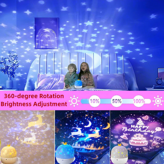 2-in-1 Star Projector Night-Light
