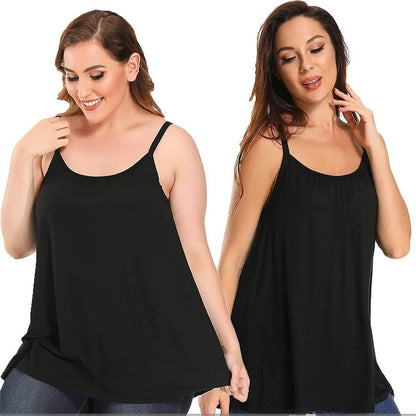 🔥2025 New Arrival 49% OFF🔥Loose-fitting Tank Top With Built-in Bra