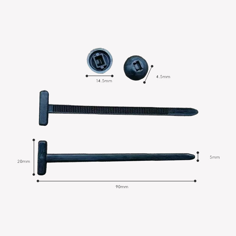 Snap-Fit Nylon Fastening Clip for Car Repairs