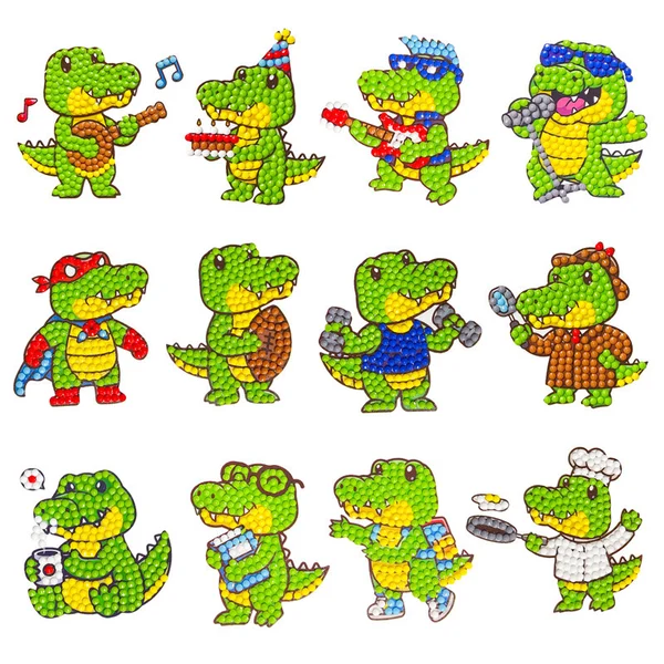 DIY children's free stick cartoon diamond painting