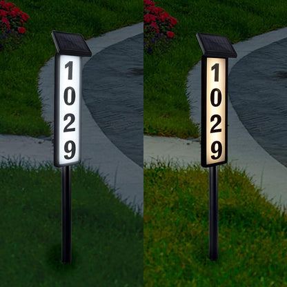 🎁49%OFF- 🌞Solar Address Sign - 🚚Make you never miss a delivery again
