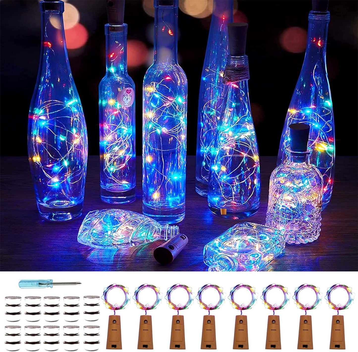 BottleGlow DIY Cork String Lights