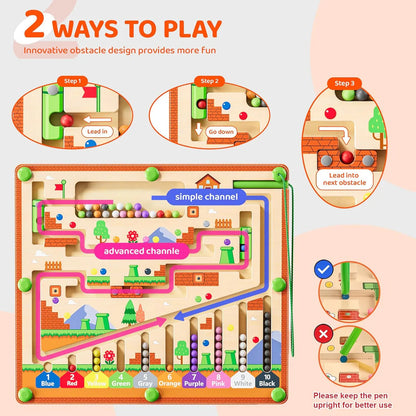 Magnetic Maze Adventure Toy
