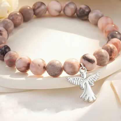 🎁Last Day BUY 1 GET 1 FREE - Memorial Gifts Angel Wings Healing Crystal Bracelet