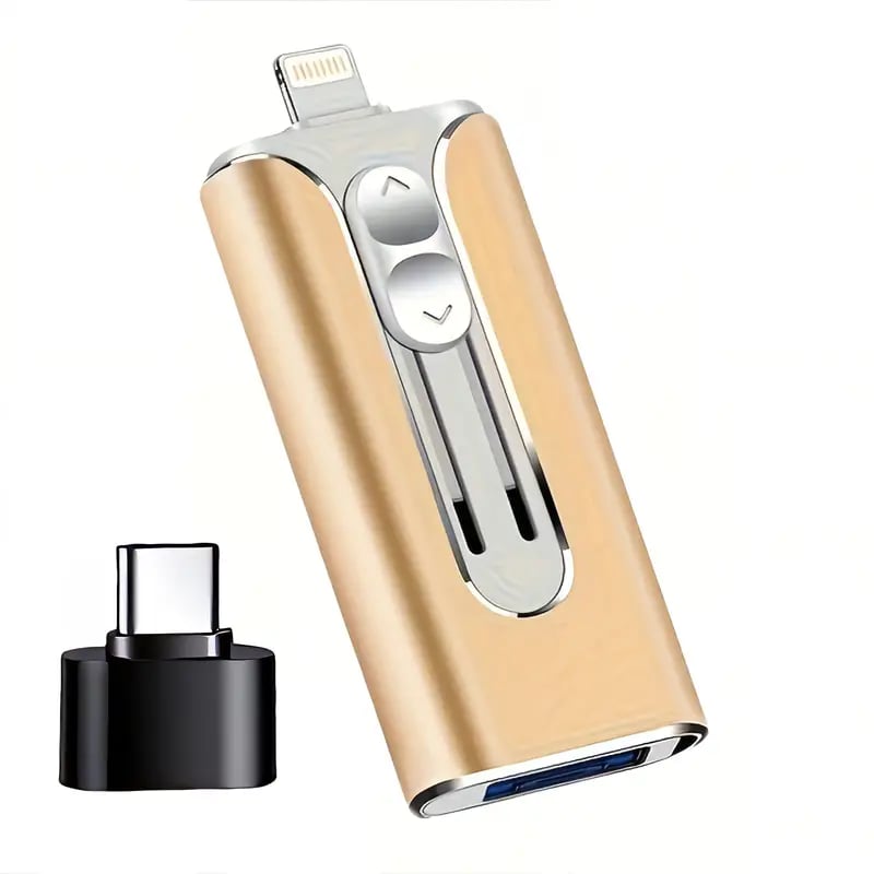 4-in-1 USB Flash Drive for iPhone/iPad/Android/PC