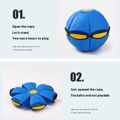Transforming Saucer-Ball Toy