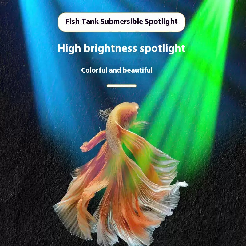 Submersible RGB LED Aquarium Spotlight